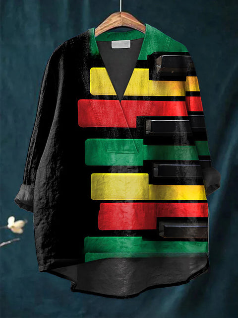 Loose printing crew neck casual large size women's T-shirt m301276