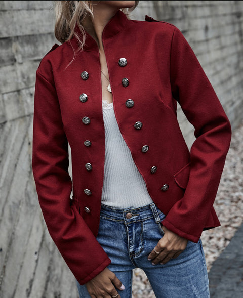 Autumn and winter new woolen blazer m300412