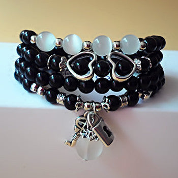 Natural stone crystal bracelet female Wangfu stone agate garnet m3331298