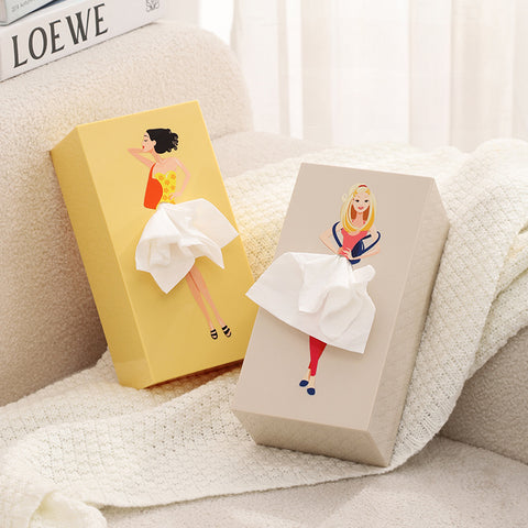 Paper storage box Home living room Dining table Modern simple multi-functional paper box m5010684