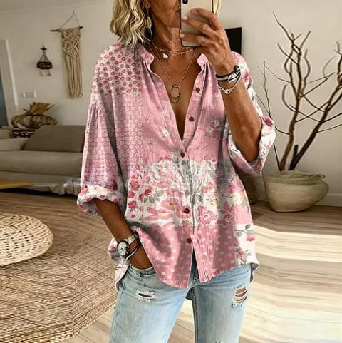 Printed Women's Long Sleeve Shirt FF303376