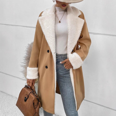 Women's temperament Casual commuter woolen jacket Women's m302108