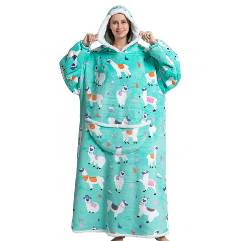 New animal cartoon cold suit thickened flannel lamb wool pajamas m302152