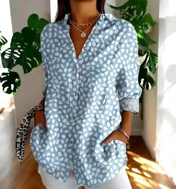 Summer long-sleeved shirt printing pattern printing 3D shirt m302464