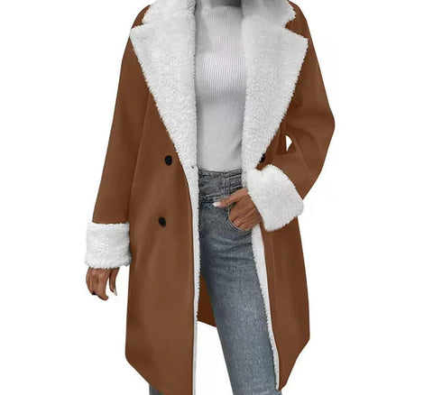 Women's temperament Casual commuter woolen jacket Women's m302108