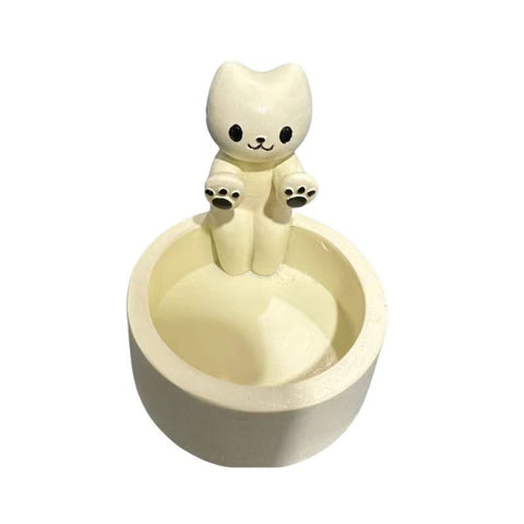 Bougeoir de chaton de dessin animé de luxe léger, décoration chauffante m3331017 