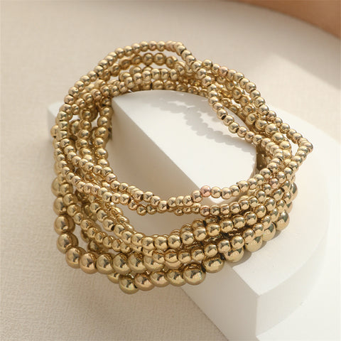Joker handmade beaded bead bracelet set elastic hand jewelry m3330778