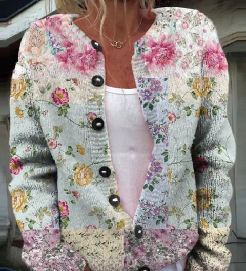 New cardigan knitted jacket women's clothing early spring and autumn source work m301722