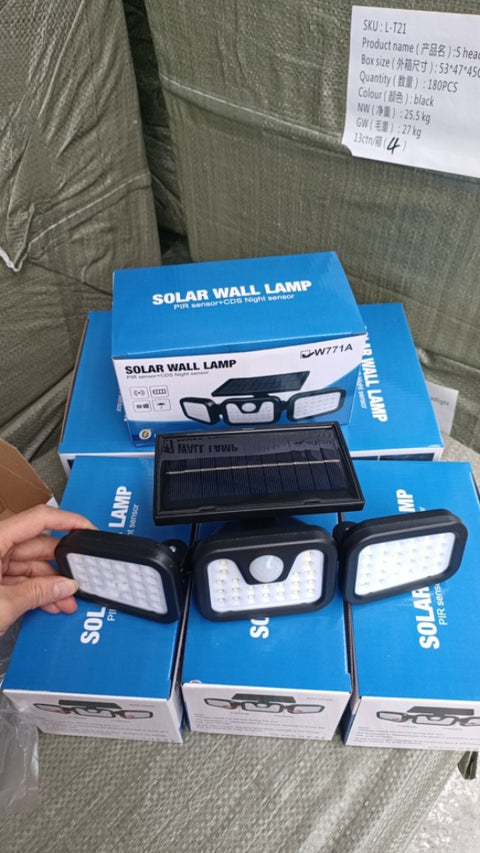 Solar-Wandleuchte, menschliche Körpererkennung, Außenleuchte, freie Rotation, Hofleuchte, wasserdichte Beleuchtung, Wegeleuchte, m3331160