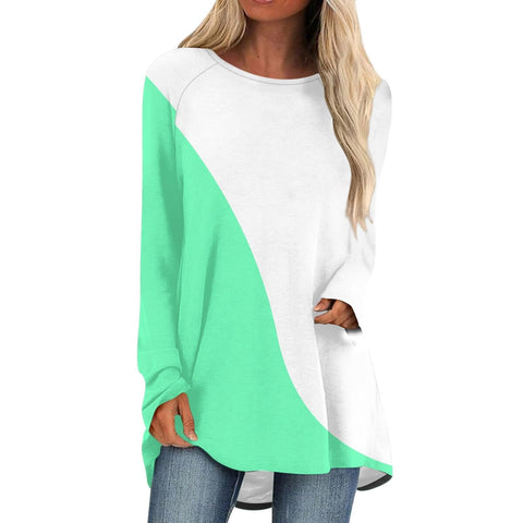 Ragged shoulder loose top new European and American sequins long sleeve m301617