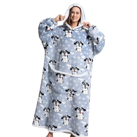New animal cartoon cold suit thickened flannel lamb wool pajamas m302152