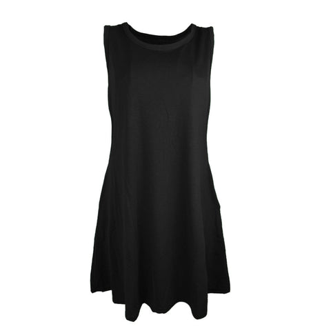Sleeveless pocket vest dress m300967