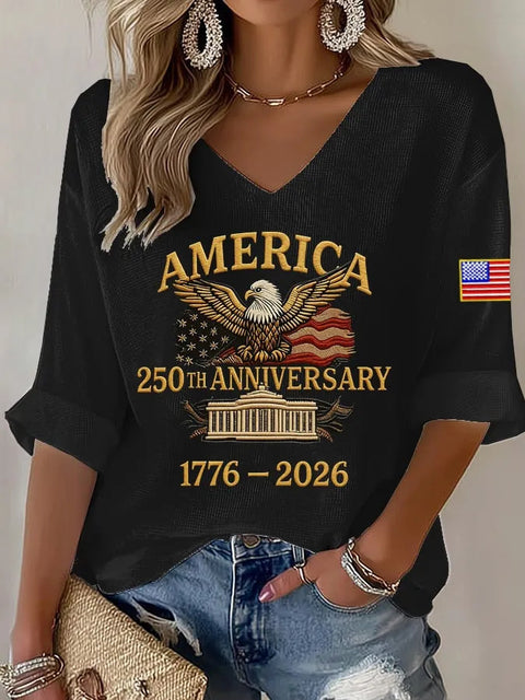 Summer V-neck short-sleeved top 3D digital printing women's casual short-sleeved m302655