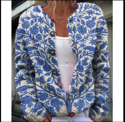 New 3D digital printing cardigan jacket women's clothing m301669