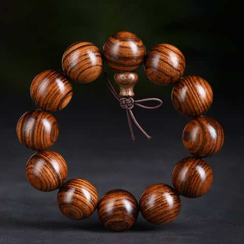Black rosewood bracelet Wooden Buddha bead bracelet Men's cultural play Buddha beads Women's couple jewelry Bead rosary bead play m3331321