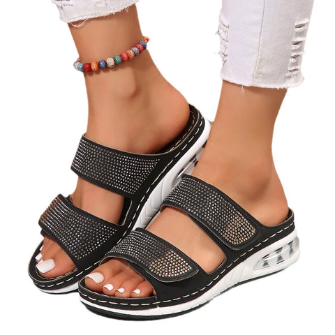 Tongs décontractées à semelles épaisses, chaussures de commerce extérieur grande taille, M3331083 