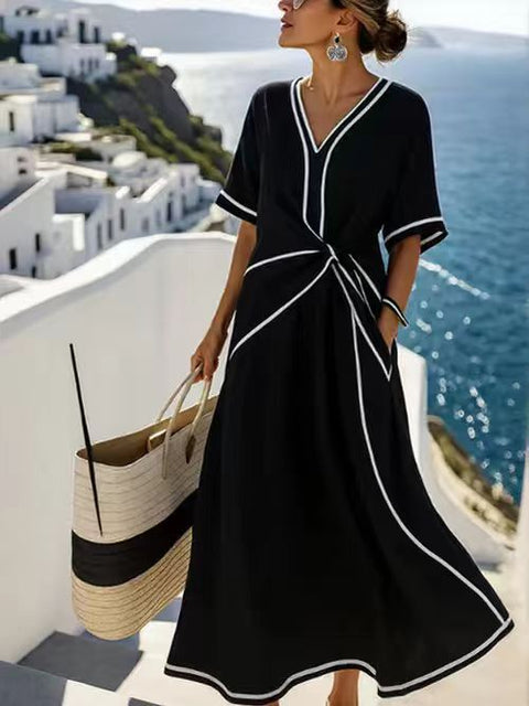 New Pomisian style temperament elegant dress m302459