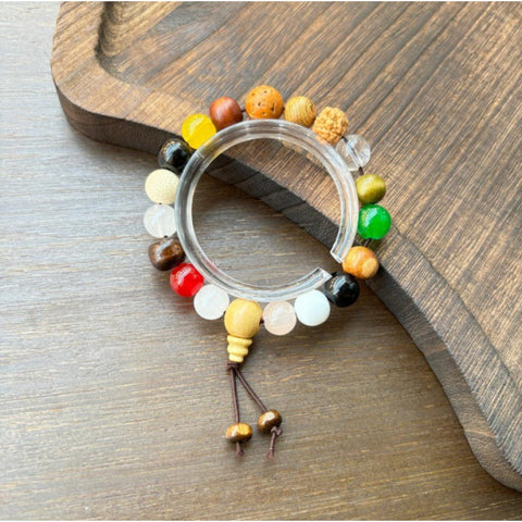 Eighteen-seed bracelet Duobao Bodhi red stone providence eighteen-son Buddha beads m3331279