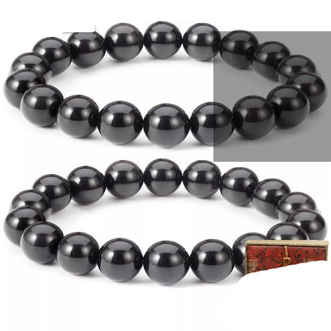 Black Gallstone Elastic Bracelet Skull Pendant Natural Turquoise Tiger Eye Tassel Crystal Volcanic Stone Beaded Bracelet m3331320