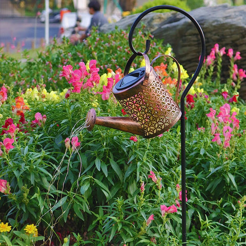 Lampe de jardin solaire en fer M3331149