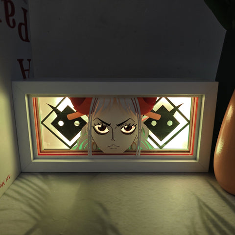 ONE PIECE Yamato Paper Carving Lamp Photo Frame