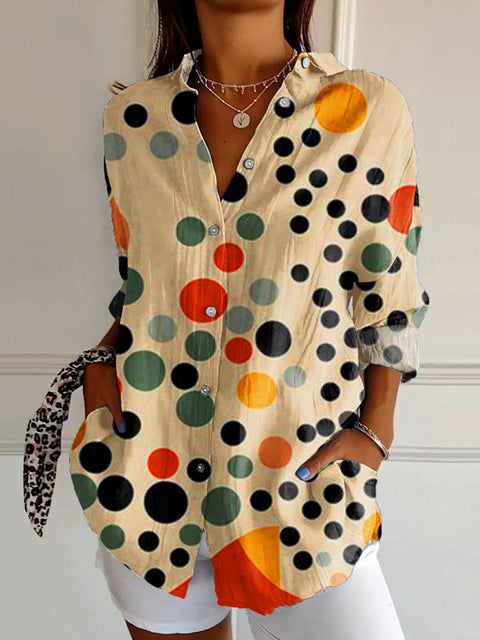 European and American trend long-sleeved shirt printing 3D shirt floral pattern m301726