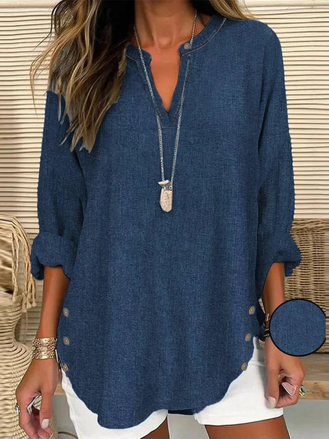 Loose printing round neck casual large size pullover women's clothing T m301359