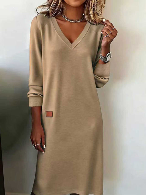 Women's V-neck maxi dress slim hip skirt women's dress m302229