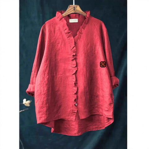 Women's new loose printing crew neck casual large size women's T-shirt m301365