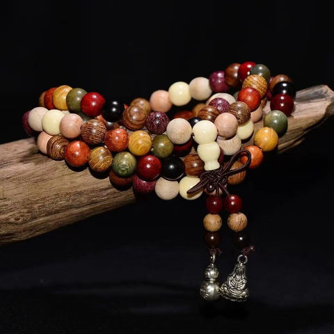 Bracelets Guofeng 108, bracelets en perles de bois de santal, divers chapelets chinois à main m3331293