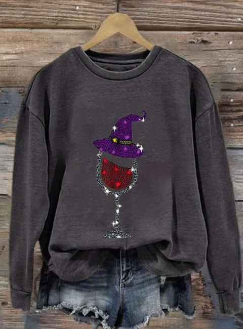 Casual floral 3D printed crew neck sweater m302127