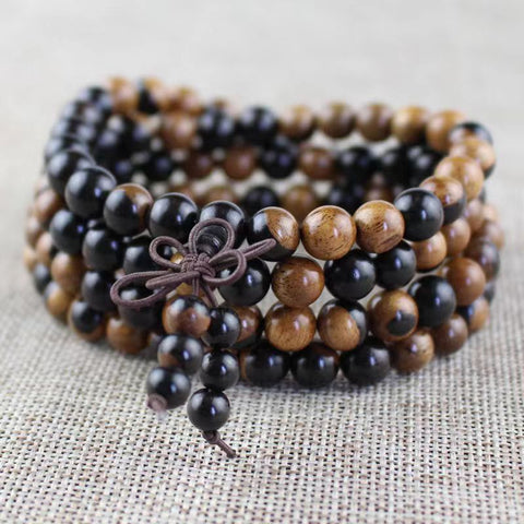 Bracelets Guofeng 108, bracelets en perles de bois de santal, divers chapelets chinois à main m3331293