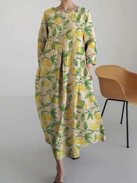3D imitation cotton pull frame craft women's pendulum dress m301038