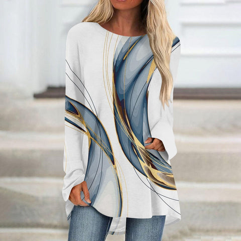 Ragged shoulder loose top new European and American sequins long sleeve m301617