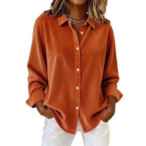 Women's corduroy casual shirt m302118