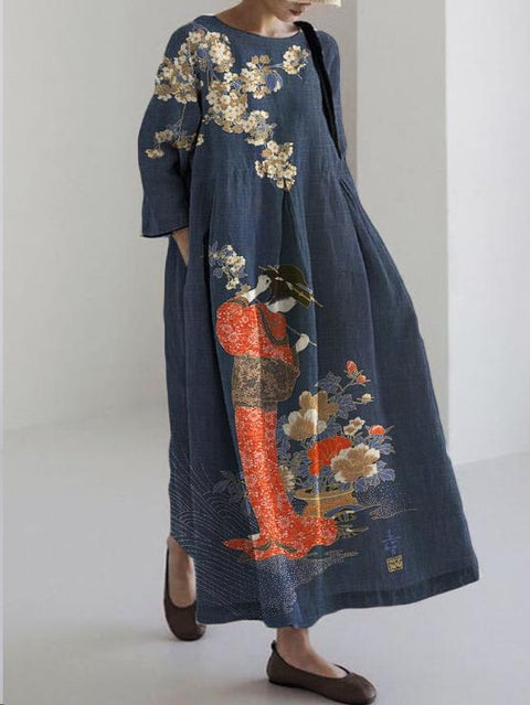 Crew neck sweet women's dress new dress m301069