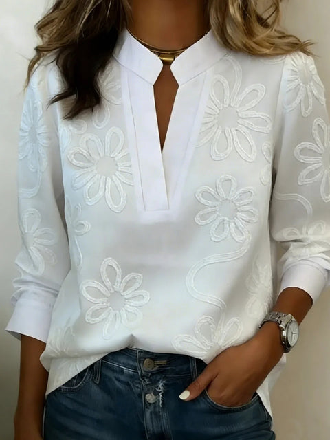 3D digital printing casual pullover versatile spring and summer new shirt top m302727