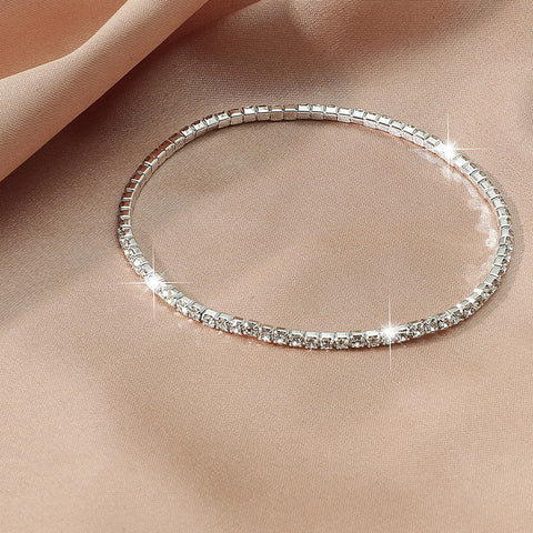 Armband aus hochkarboniertem Diamanten mit vollem Diamanttemperament und strahlendem Silber, super funkelnd, m3331106