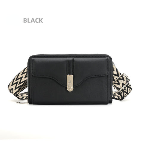 New Women's Shoulder Crossbody Bag Broadband Mobile Phone Bag Large Capacity Small Square Bag M5010666