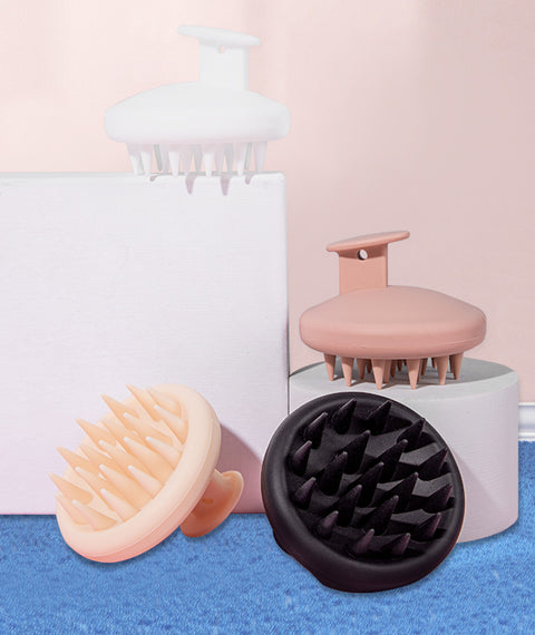 Silicone Shampoo Brush Head Massage Comb M3330634