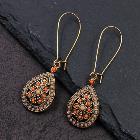 Exotic long tassel earrings m1915010449