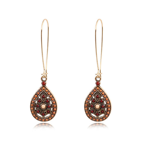 Exotic long tassel earrings m1915010449
