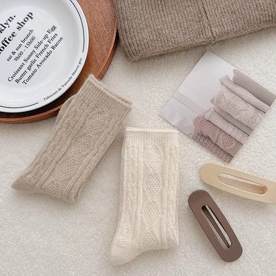 Cashmere pile socks women add cashmere thick warm stockings in autumn and winter m1915010467